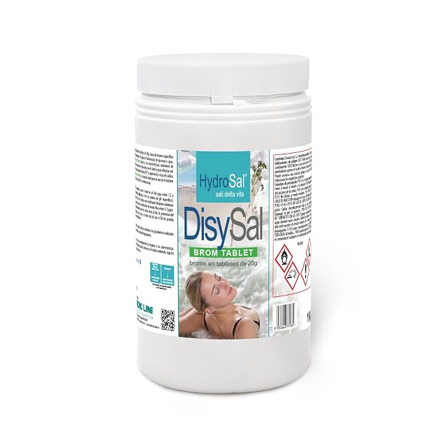 Pastilles de brome HYDROSAL DisySal de vingt grammes en conditionnement d’un kilogramme