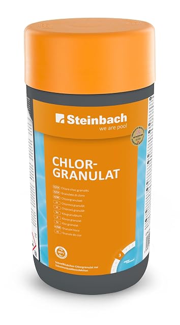 Granulé de chlore à dissolution rapide Steinbach en conditionnement d’un kilogramme