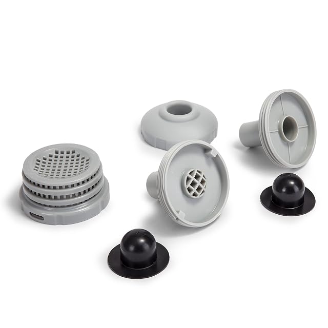 Kit de raccordement de bassin Intex gris en Ø 32 mm, pour l’arrivée de la circulation d’eau