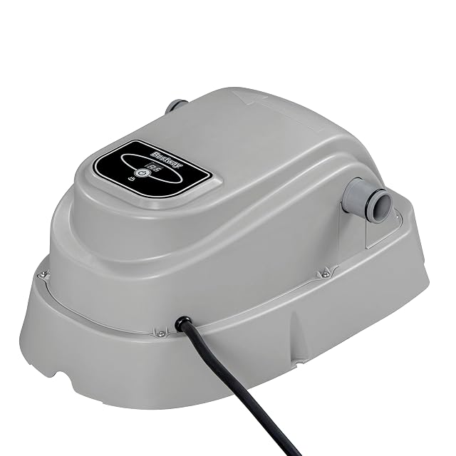 Réchauffeur de piscine Bestway avec panneau de commande numérique à effleurement, fourni avec un tuyau de 32 mm et des colliers