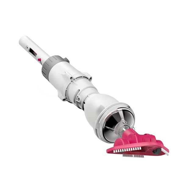 Aspirateur de piscine sans fil BWT BC02, appareil compact de 43,5 cm avec brosse plate et câble de charge