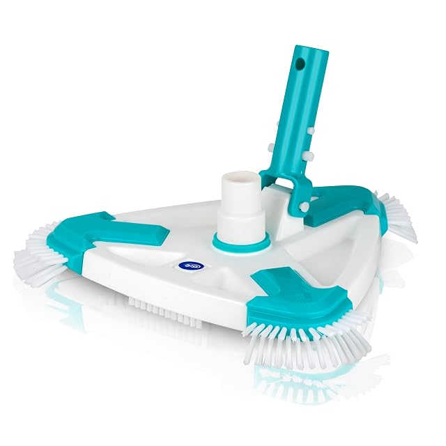 Tête de nettoyage de bassin triangulaire Gre 40016N avec brosse rotative