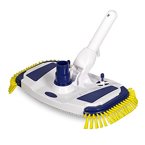 Brosse aspirante de fond POOL Total Premium de 350 sur 200 millimètres avec poils latéraux