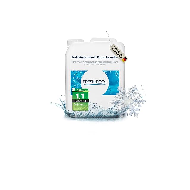Bidon de cinq litres de produit d’hivernage Fresh-Pool Profi Winterschutz Plus