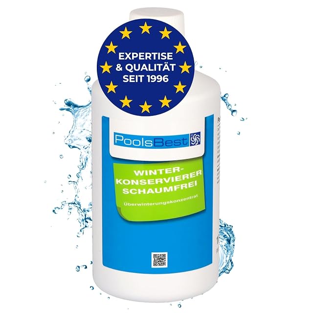 Bidon d’un litre de concentré d’hivernage pour bassins PoolsBest